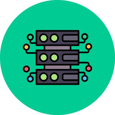 Seo simgesinin vektör illüstrasyonu