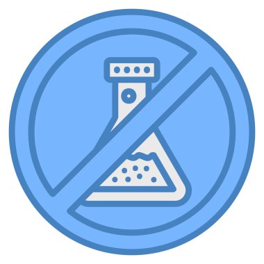 Sigara içme simgesi yok, basit vektör illüstrasyonu