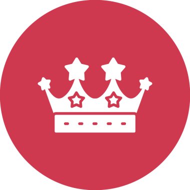 taç simgesi vektör illüstrasyonu