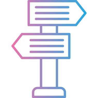 Ok. Web simgesi basit illüstrasyon