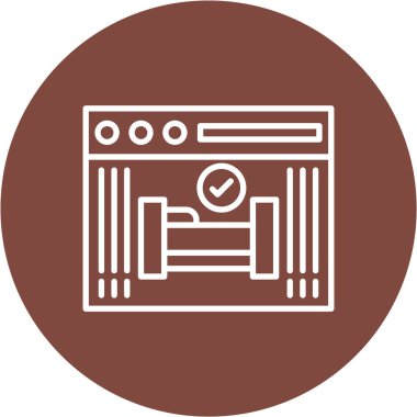 seo modern simgesinin vektör illüstrasyonu