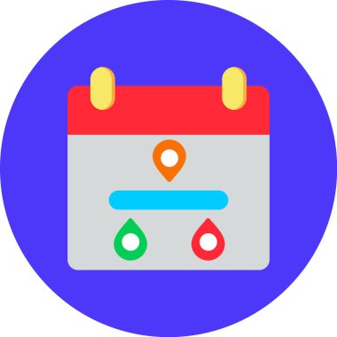 konum. Web simgesi basit illüstrasyon