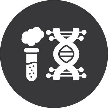 DNA simgesi vektör illüstrasyonu