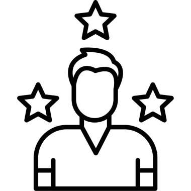 Yıldız ödülü ikonu. Beyaz arkaplanda izole edilmiş web tasarımı için yıldız kupa ikonu