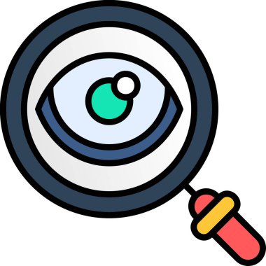 Büyüteç. Web simgesi basit tasarım