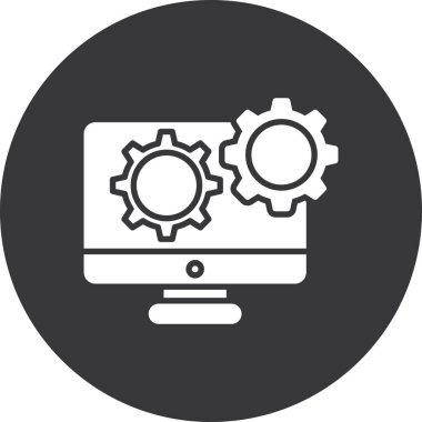 Web simgesi tasarımı illüstrasyonu