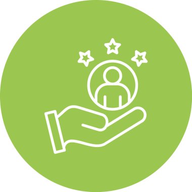 İnsan simgesinin vektör illüstrasyonu