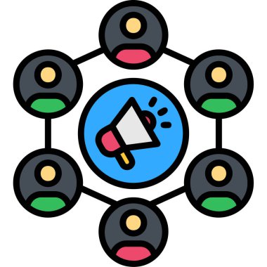 pazarlama tanıtım reklam simgesi