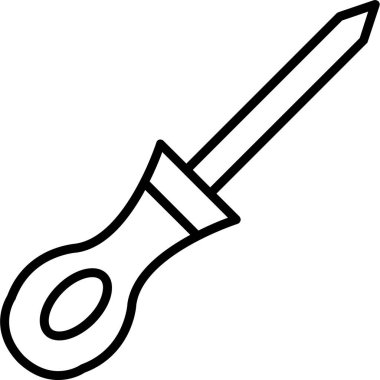 Kesici. Web simgesi basit illüstrasyon