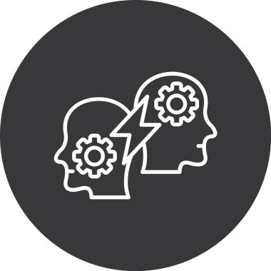 İş ve finans simgesinin vektör illüstrasyonu