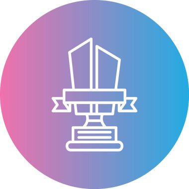 kupa simgesi vektör illüstrasyonu