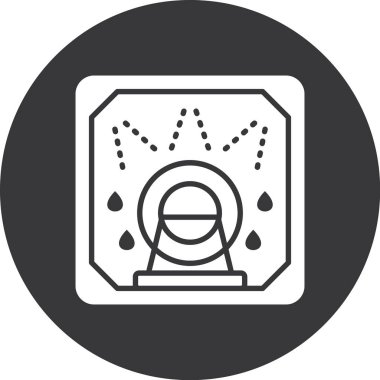 Modern b 'nin vektör illüstrasyonu eksik simgesi