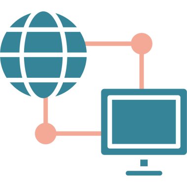 internet web vektör simgesi