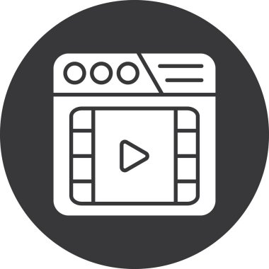 Film simge vektör çizim