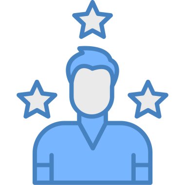 kullanıcı. Web simgesi basit illüstrasyon