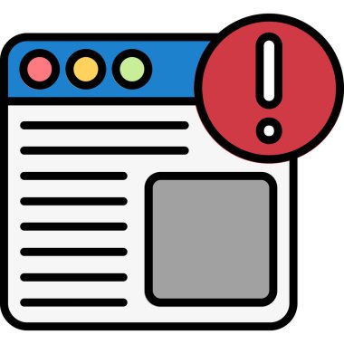 Uyarı hatası simgesi