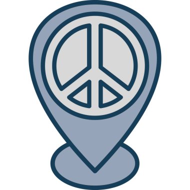 Barış sembolü illüstrasyonu