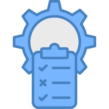 Yapılacaklar listesi web simgesi basit illüstrasyon