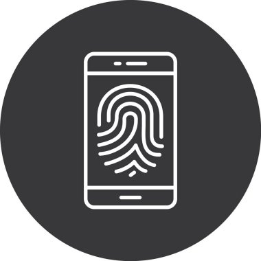 akıllı telefon simgesi vektör illüstrasyonu