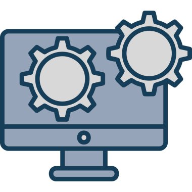 Ayarlama. Web simgesi basit illüstrasyon