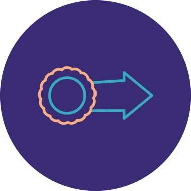 güzel ve que glyph vektör simgesi