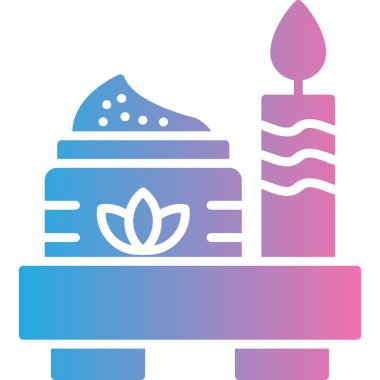 mum ağ simgesi, basit vektör illüstrasyonu