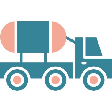 Vektör çizimi. kamyon simgesi.