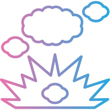 Bulut simgesinin vektör illüstrasyonu