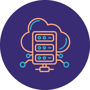 veri depolama modern vektör simgesi, vektör