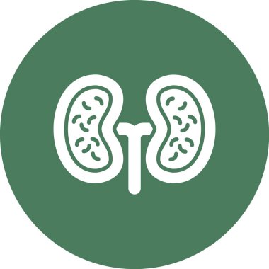 Böbrek simge vektör çizim