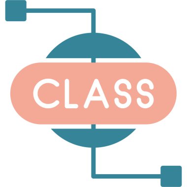 Sınıf. Web simgesi basit illüstrasyon