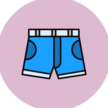 Kısa simge vektörü. İnce çizgi işareti. İzole edilmiş kontür sembolü gösterimi