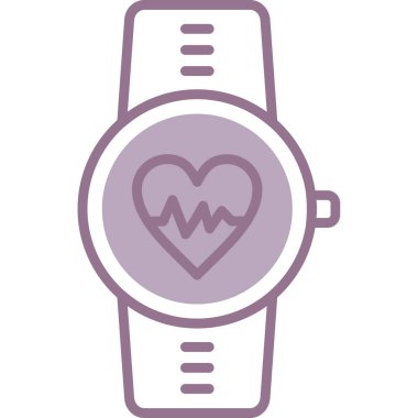 smartwatch simgesi modern illüstrasyon