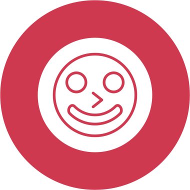 Yüz simgesi vektör illüstrasyonu