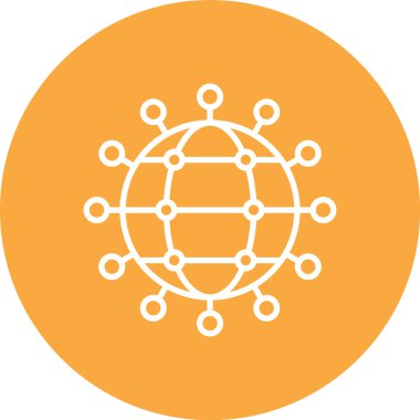 Tek bir simgenin vektör illüstrasyonu