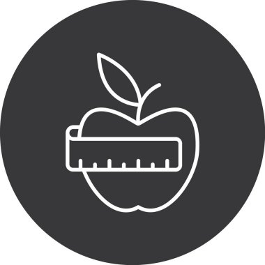 Apple vektör simgesi illüstrasyonu