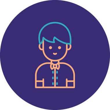 Erkek simge vektör çizim