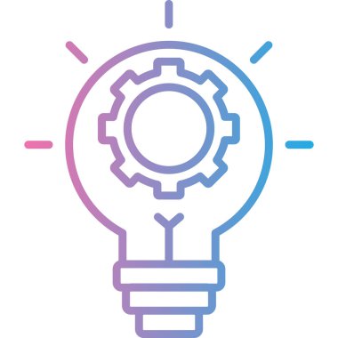 Ampul. Web simgesi vektör illüstrasyonu