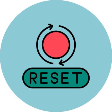 Simgeyi, vektör illüstrasyonunu yeniden yükle