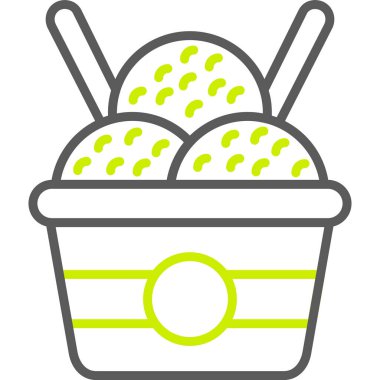 Dondurma. Basit tasarım