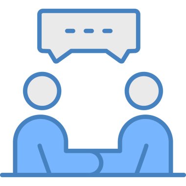 konuşma kabarcığı vektör çizimi