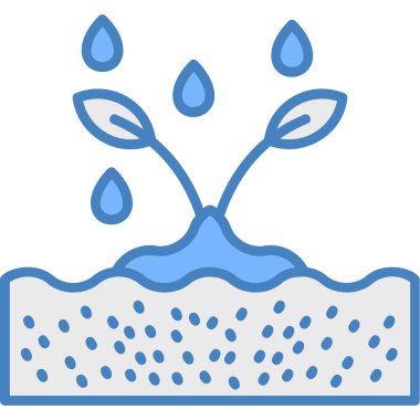 Bir çiçeğin vektör illüstrasyonu