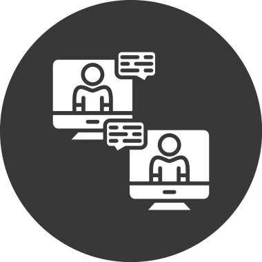 seo modern simgesinin vektör illüstrasyonu