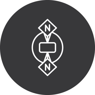 seo modern simgesinin vektör illüstrasyonu