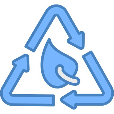 Geri dönüşüm çevre simgesi