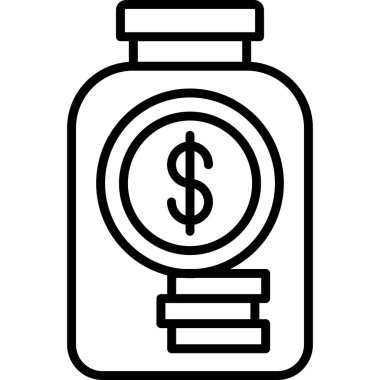 Para için. Web simgesi basit tasarım