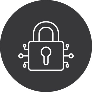 ikon vektör illüstrasyonunu kilitle