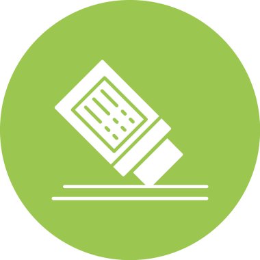 Modern ofis ikonundan yoksun vektör illüstrasyonu