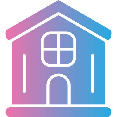 Ev simgesinin vektör illüstrasyonu