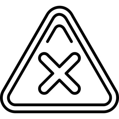 Uyarı. Web simgesi basit illüstrasyon